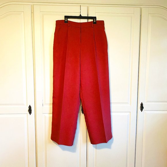Wide-Leg Trouser Pants - Picture 1 of 3